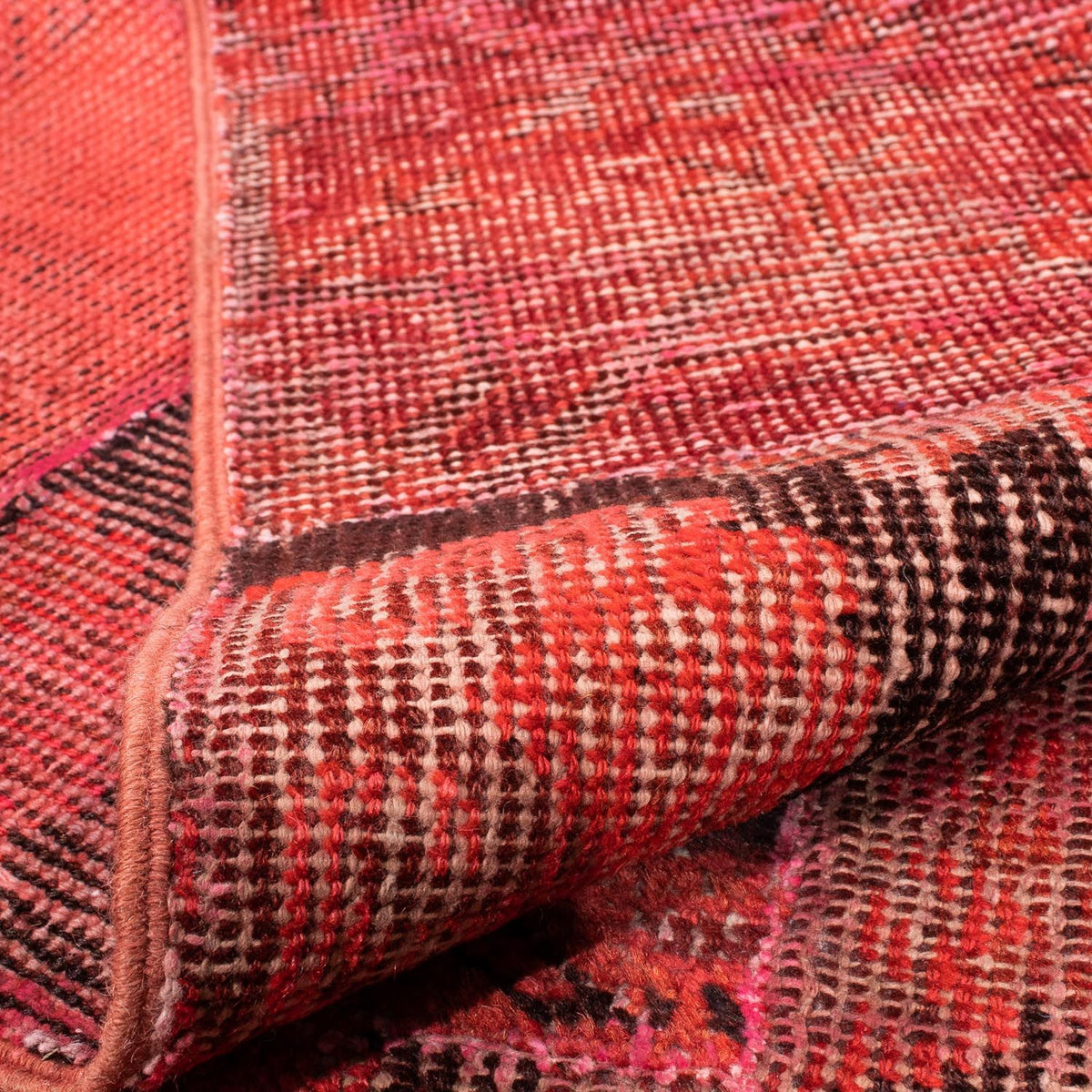Alfombra de patchwork - 241 x 144 cm - multicolor