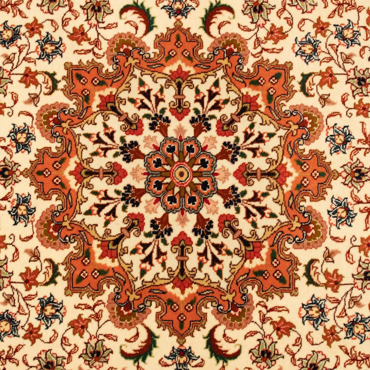 Alfombra Persa - Tabriz - Real - 120 x 76 cm - negro