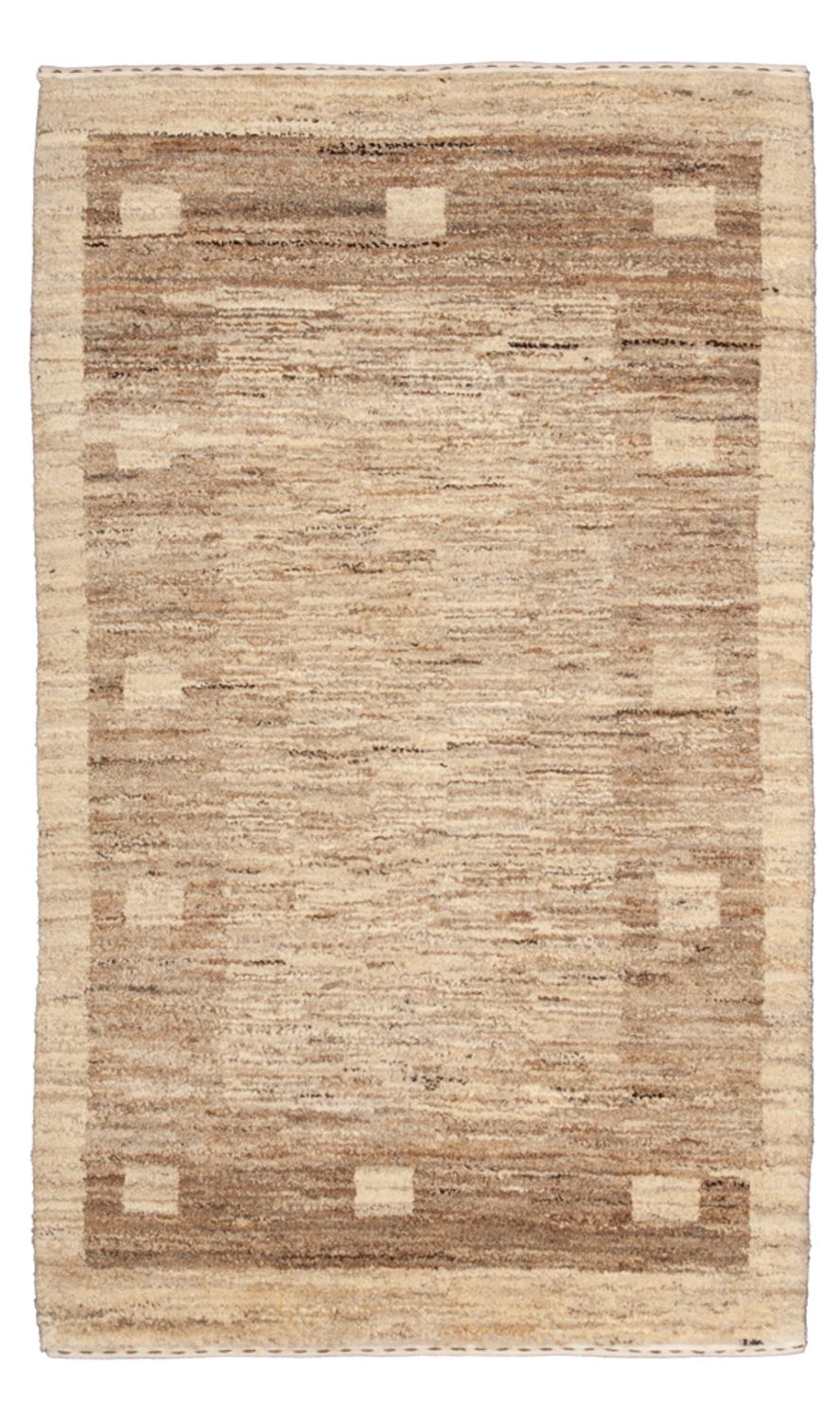Alfombra Gabbeh - Persa - 127 x 72 cm - natural