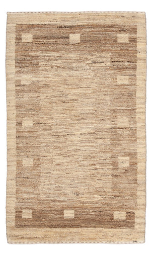 Alfombra Gabbeh - Persa - 127 x 72 cm - natural