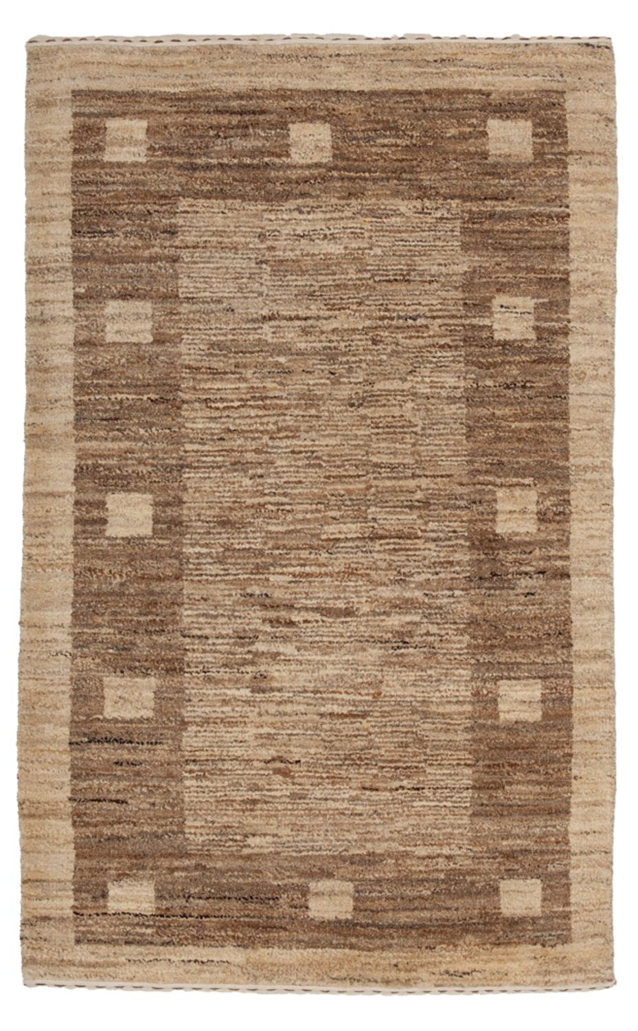Alfombra Gabbeh - Persa - 126 x 77 cm - natural