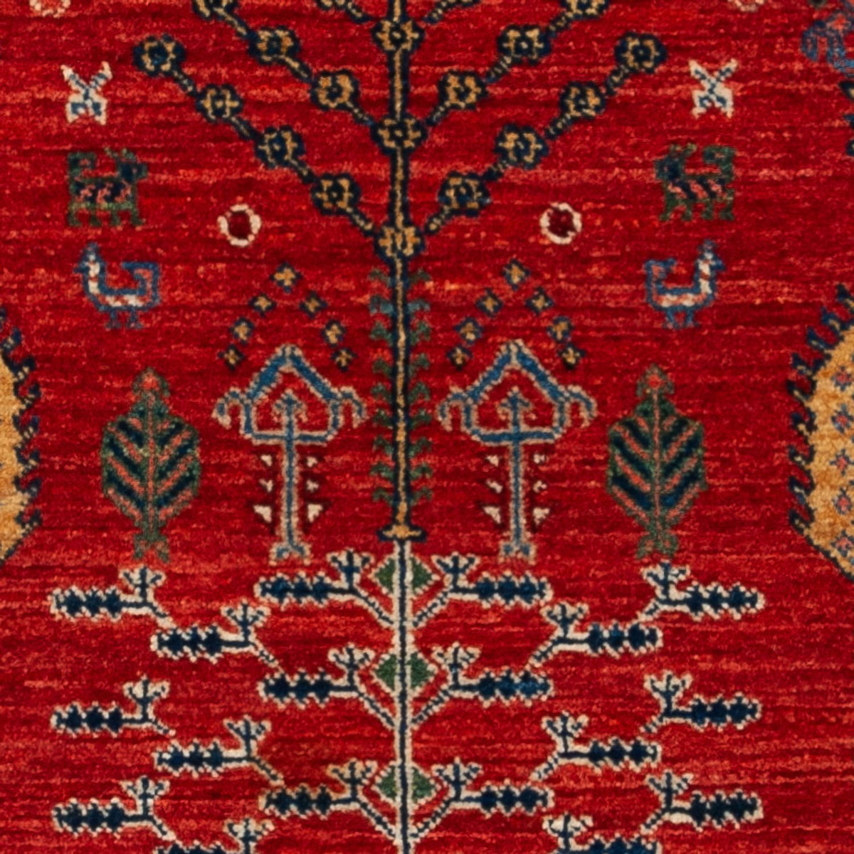 Alfombra Gabbeh - Persa Kashkuli - 120 x 85 cm - rojo