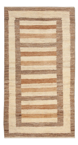 Alfombra Gabbeh - Loribaft Persa - 139 x 72 cm - beige