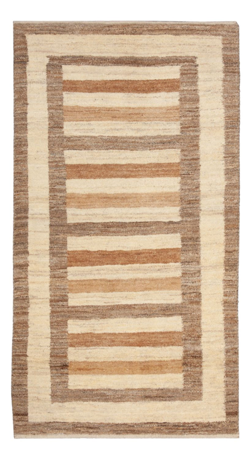 Alfombra Gabbeh - Loribaft Persa - 139 x 72 cm - beige