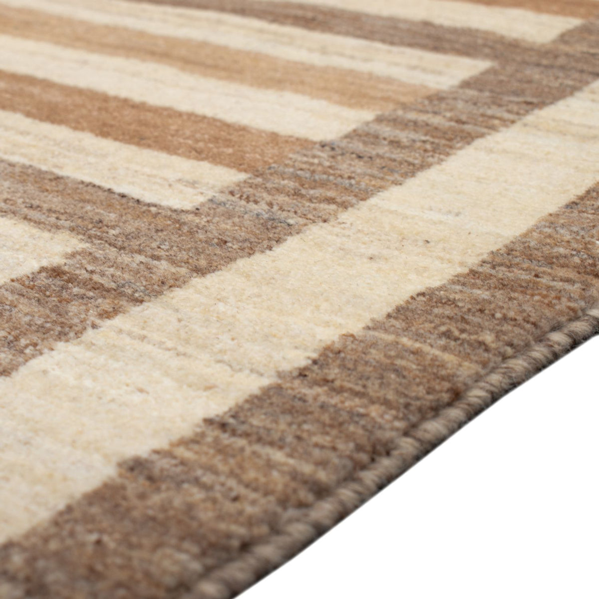 Alfombra Gabbeh - Loribaft Persa - 139 x 72 cm - beige