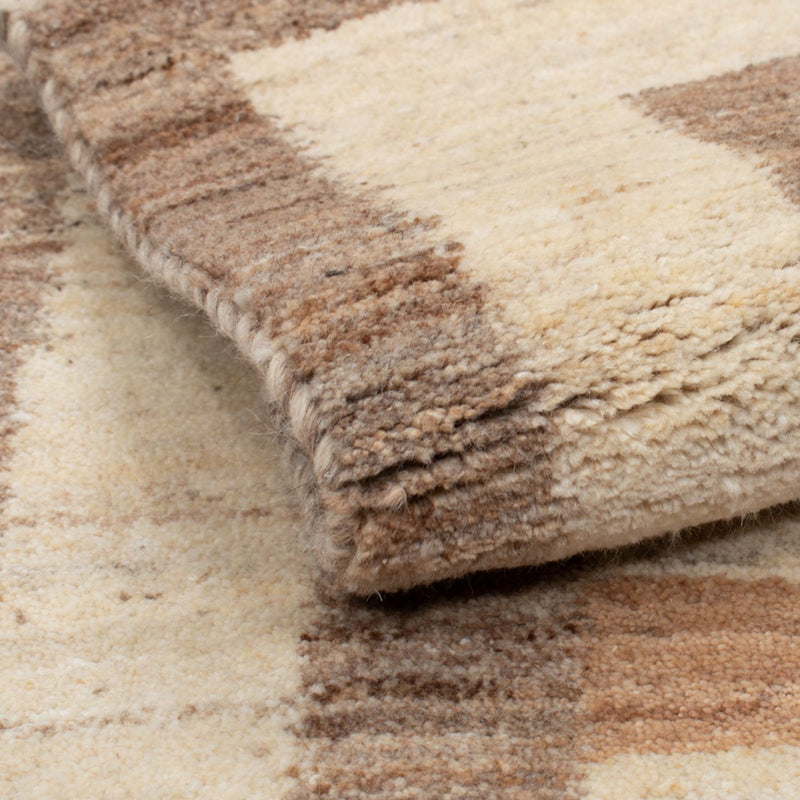 Alfombra Gabbeh - Loribaft Persa - 139 x 72 cm - beige