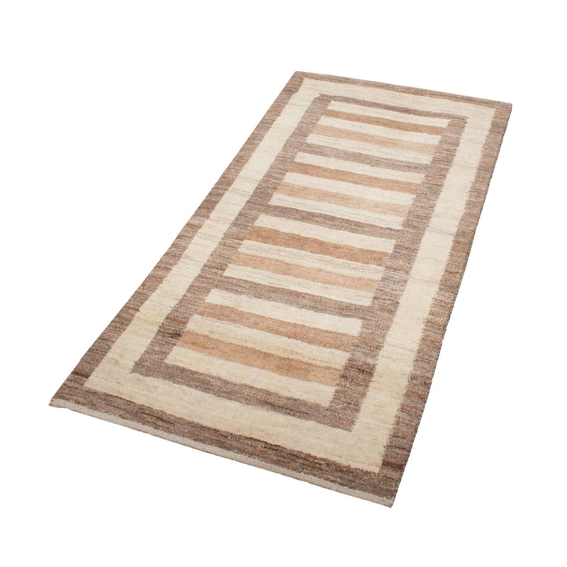 Alfombra Gabbeh - Loribaft Persa - 139 x 72 cm - beige