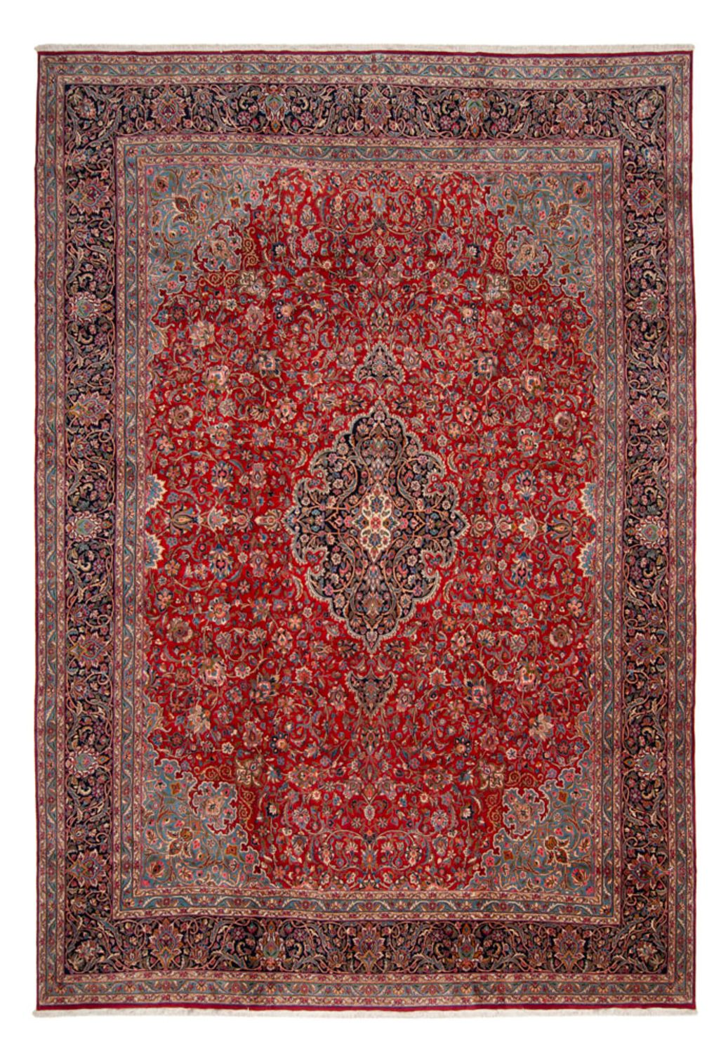 Alfombra persa - Real - 500 x 345 cm - rojo