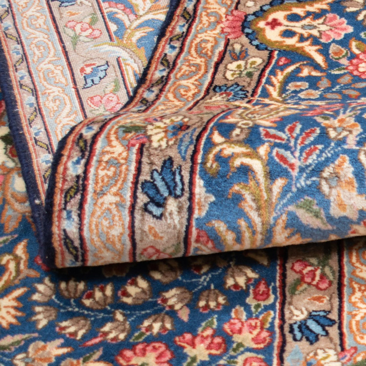 Alfombra persa - Real - 500 x 355 cm - azul oscuro