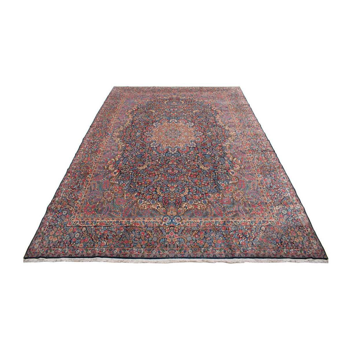 Alfombra persa - Real - 494 x 345 cm - azul