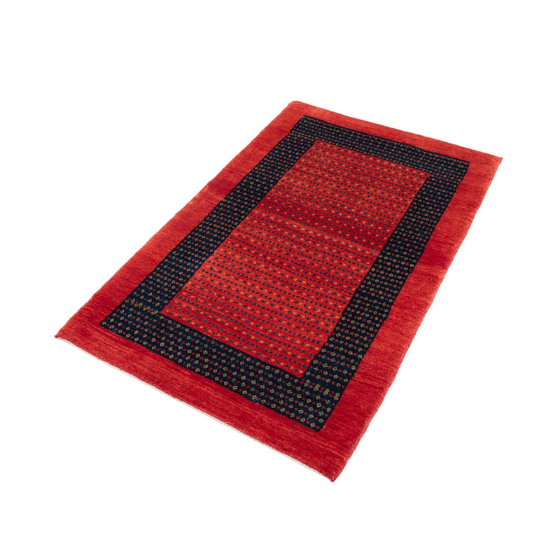 Alfombra Gabbeh - Loribaft Persa - 136 x 82 cm - rojo