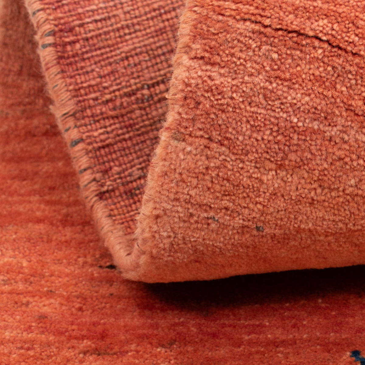 Alfombra Gabbeh - Loribaft Persa - 130 x 80 cm - rojo claro