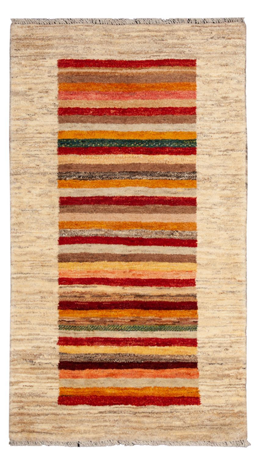 Alfombra Gabbeh - Loribaft Persa - 137 x 74 cm - multicolor
