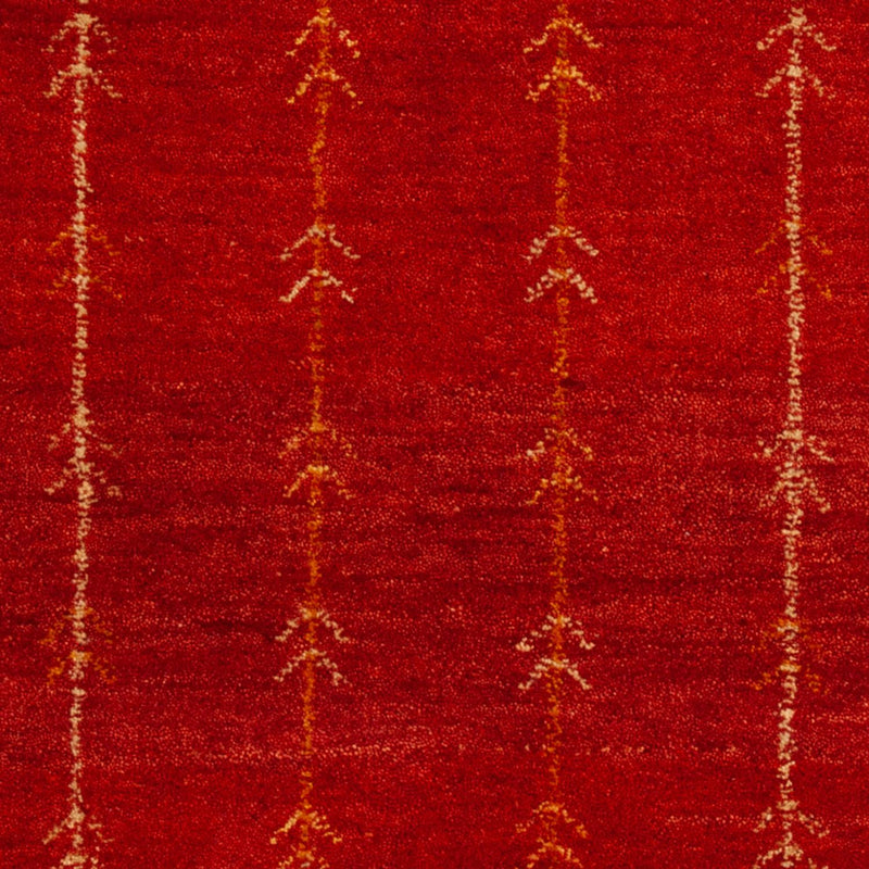Alfombra Gabbeh - Loribaft Persa - 133 x 84 cm - rojo