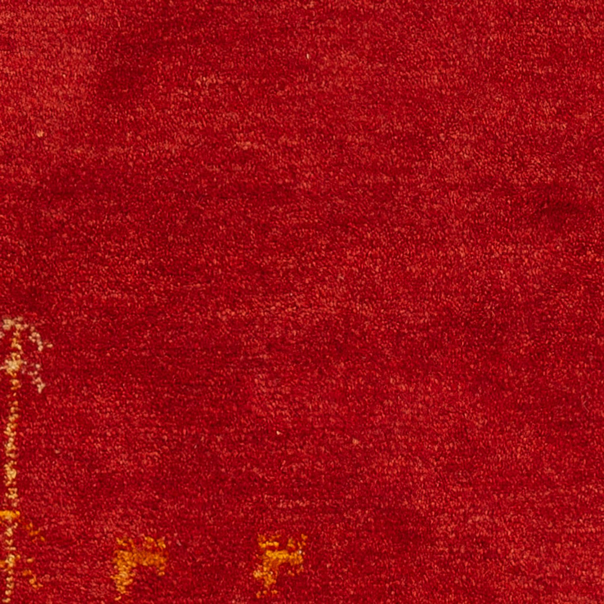 Alfombra Gabbeh - Loribaft Persa - 126 x 85 cm - rojo