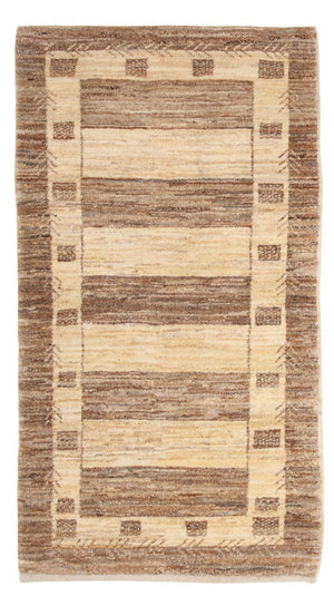 Alfombra Gabbeh - Loribaft Persa - 137 x 72 cm - beige