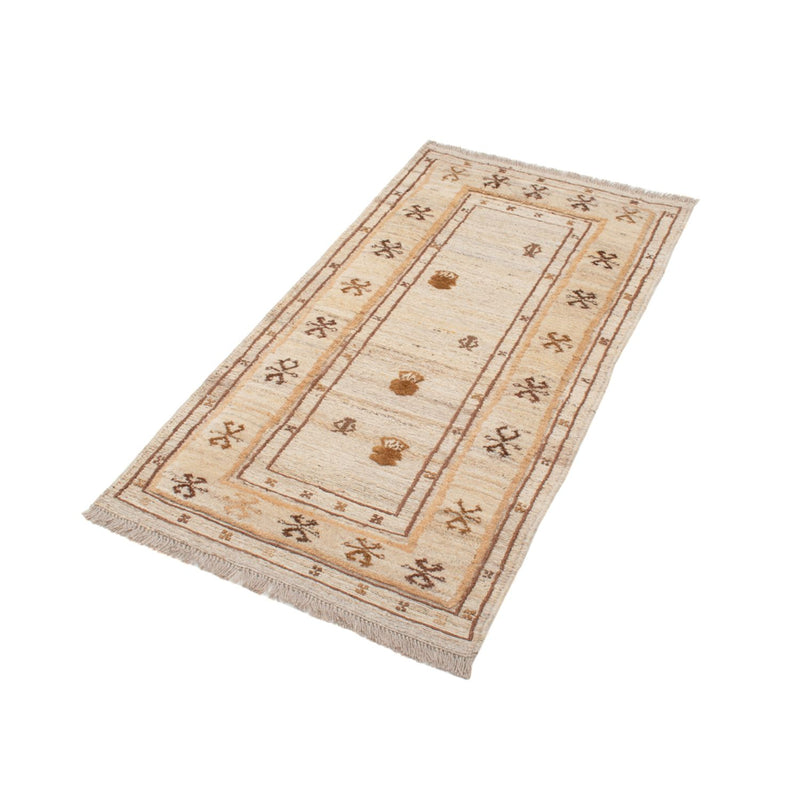 Alfombra Gabbeh - Persa - 142 x 73 cm - beige