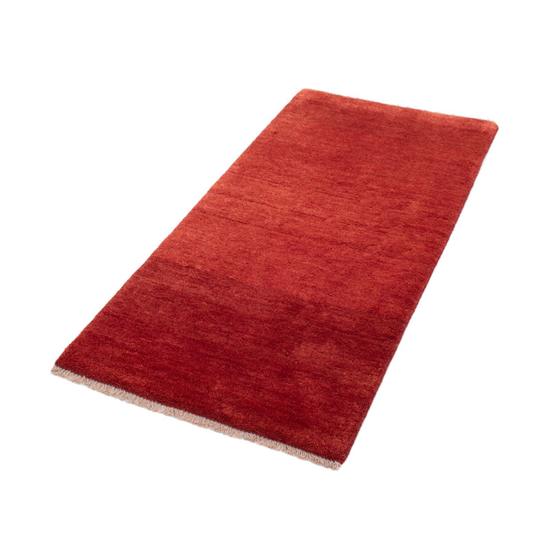 Alfombra Gabbeh - Persa - 138 x 69 cm - rojo