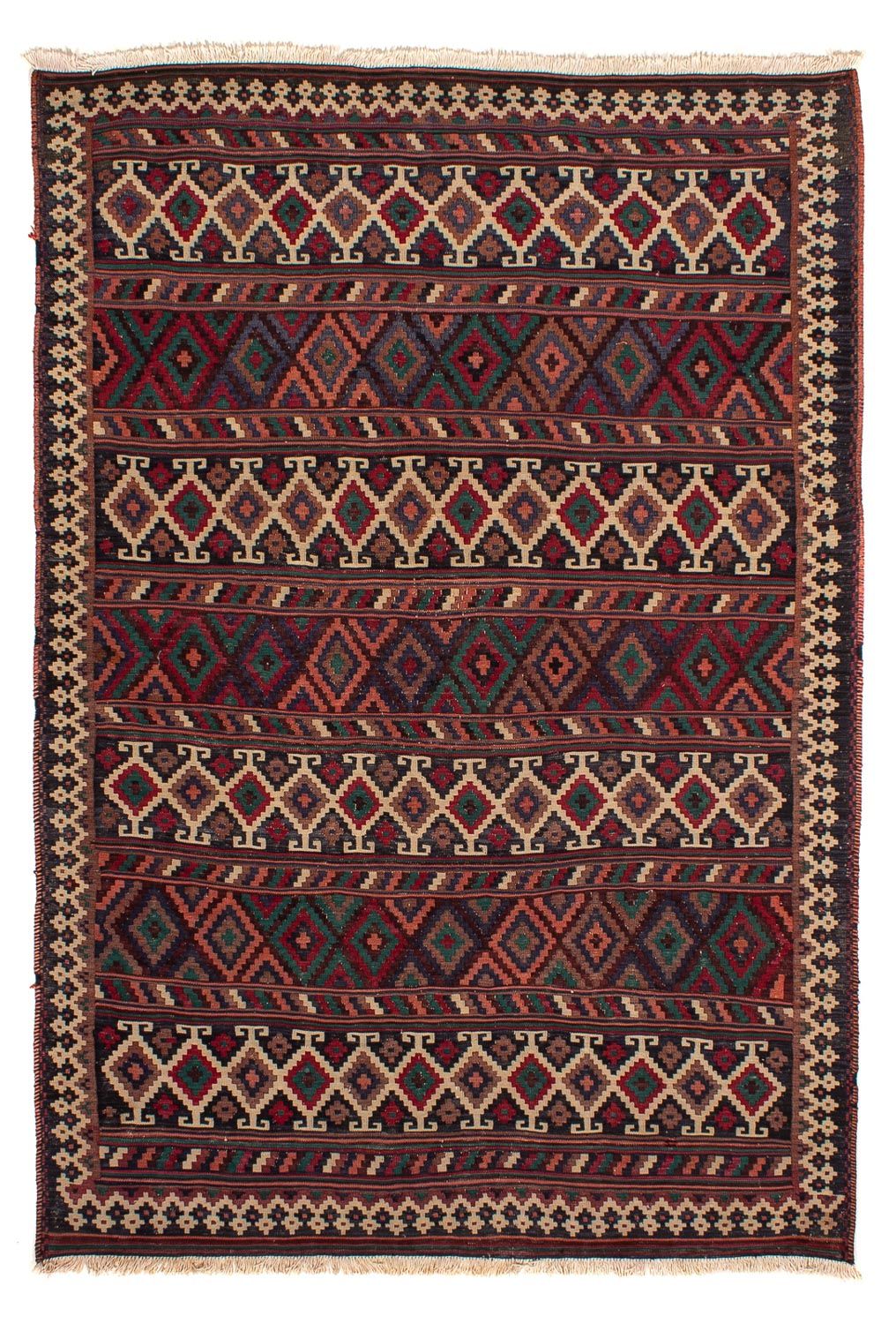 Alfombra Kelim - Oriental - 244 x 172 cm - multicolor