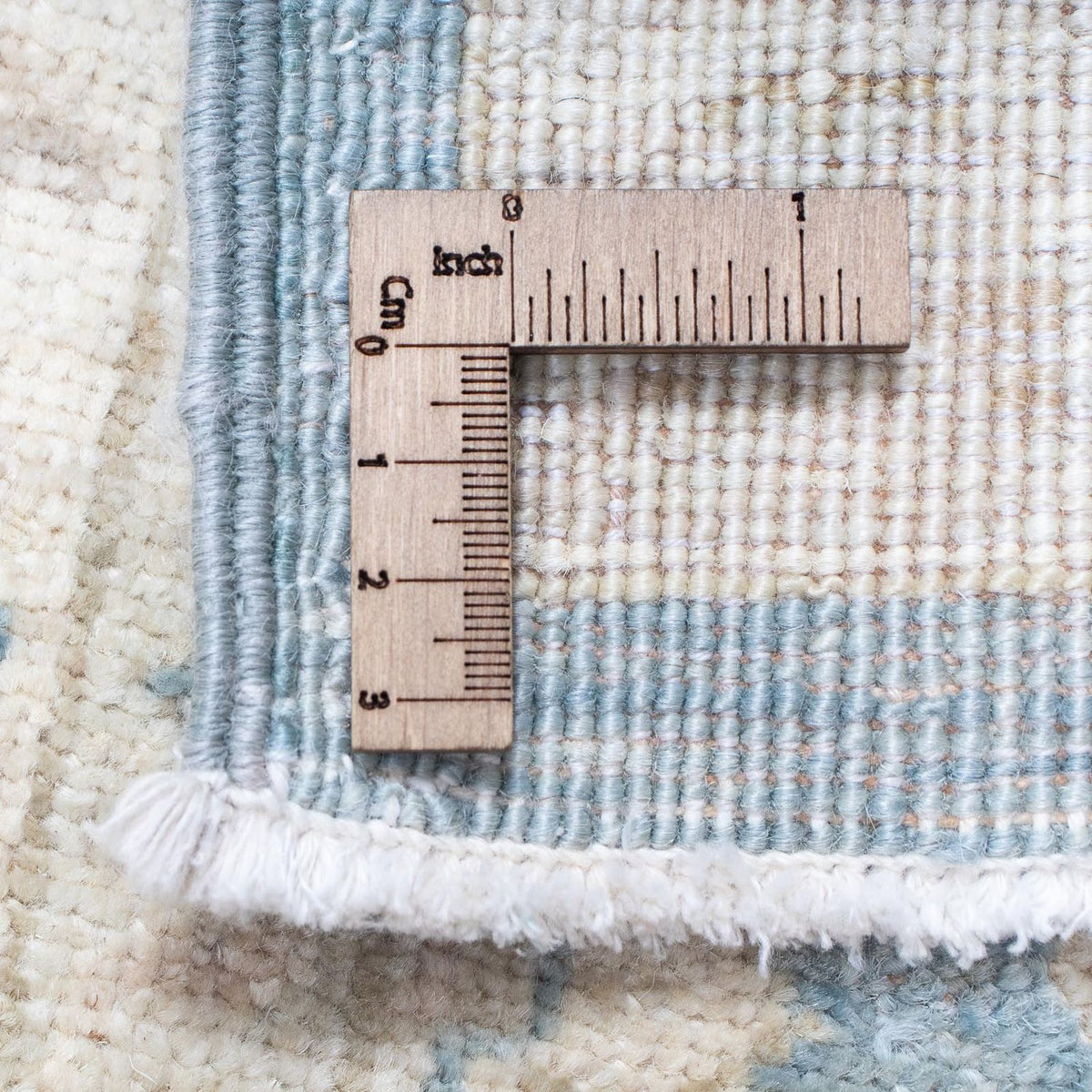 Alfombra de pasillo Alfombra Ziegler - 296 x 82 cm - azul claro