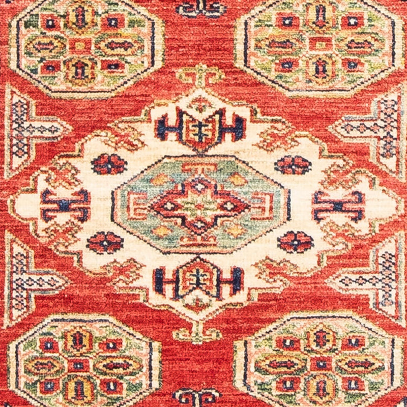 Alfombra de pasillo Alfombra Ziegler - Kazak - 246 x 83 cm - rojo