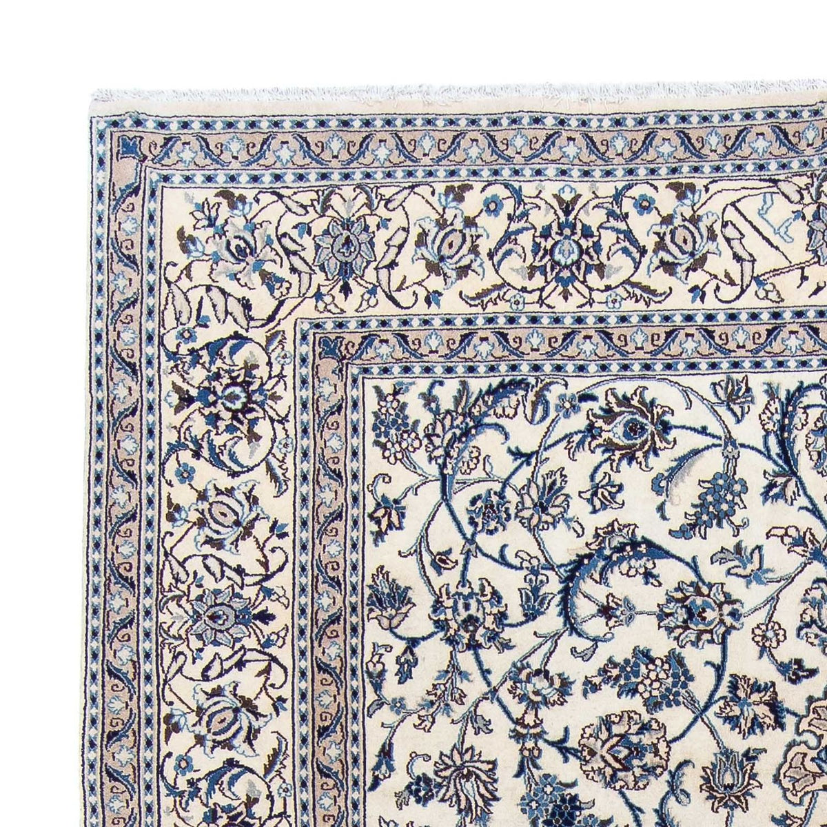 Alfombra persa - Nain - 291 x 199 cm - beige