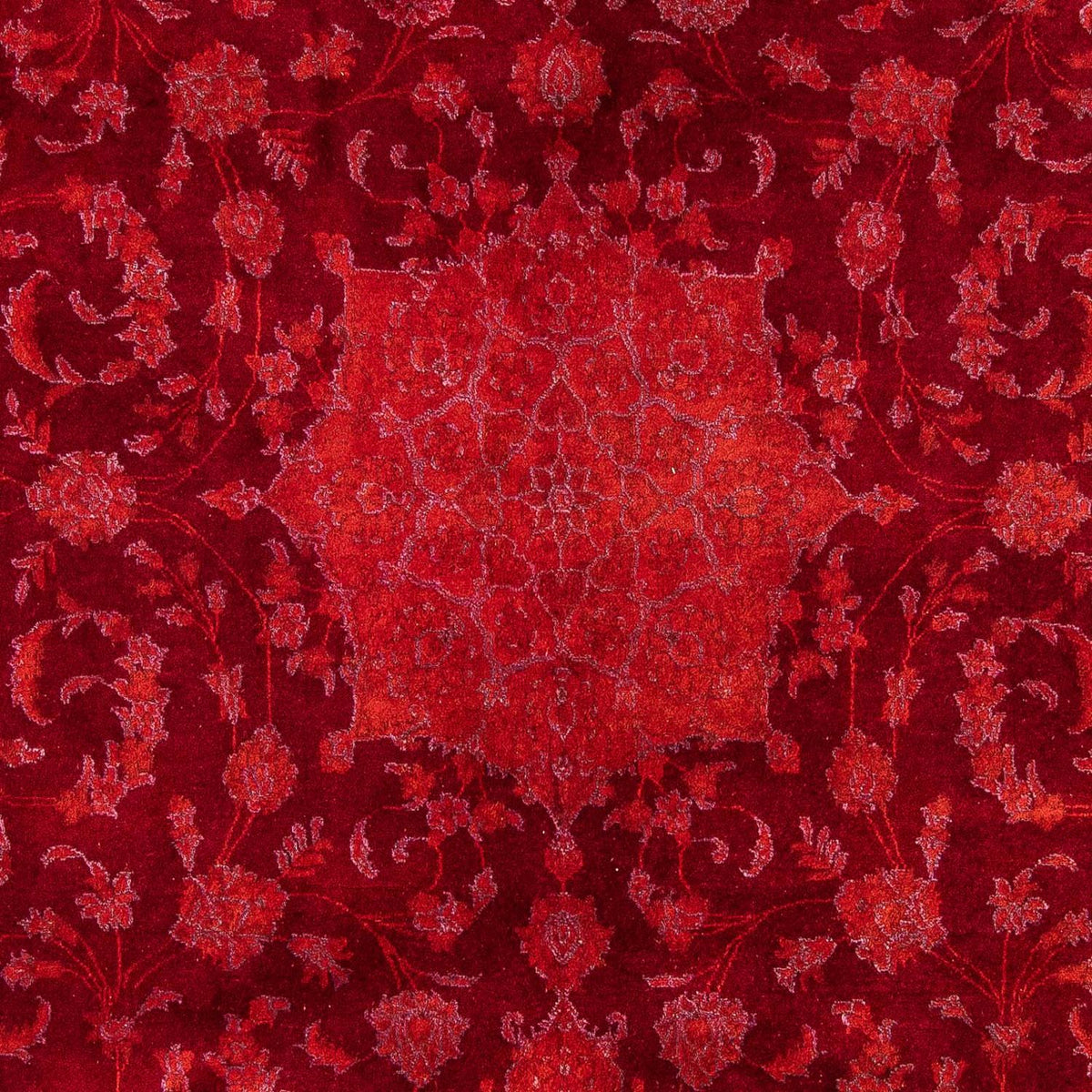 Alfombra persa - Nain - 288 x 195 cm - rojo oscuro