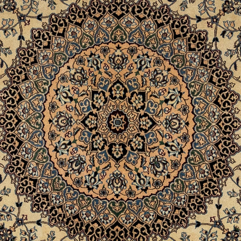 Alfombra persa - Nain cuadrado  - 307 x 296 cm - beige