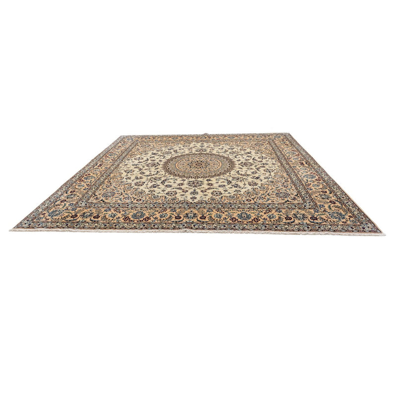 Alfombra persa - Nain cuadrado  - 307 x 296 cm - beige