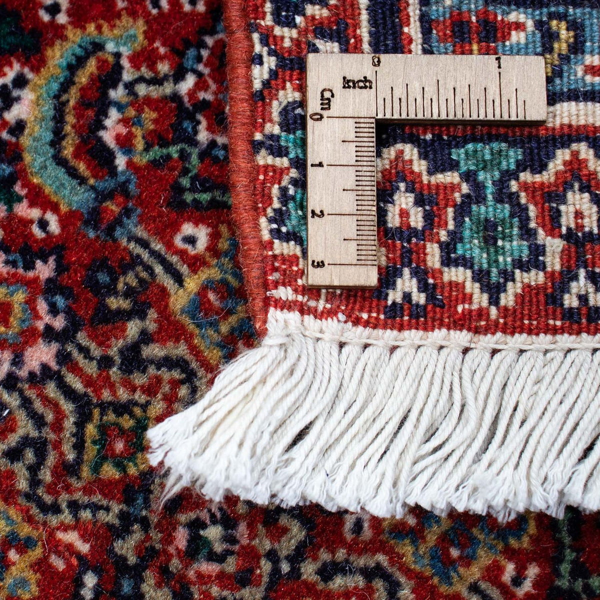 Alfombra persa - Nain - 323 x 256 cm - rojo oscuro