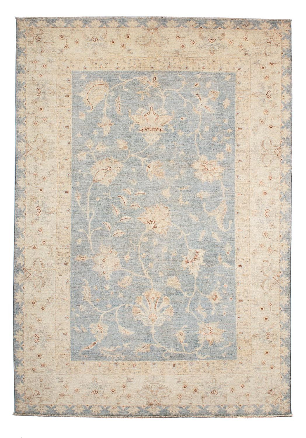 Alfombra Ziegler - 251 x 170 cm - azul claro