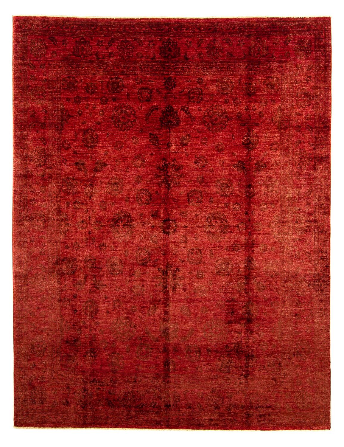 Alfombra Ziegler - 343 x 295 cm - rojo oscuro