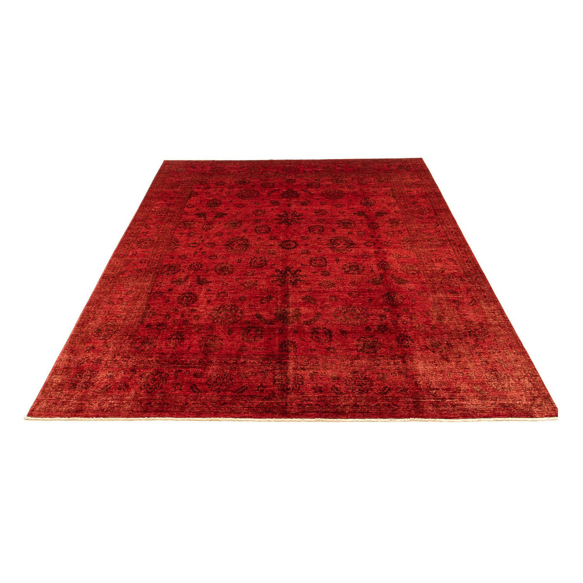 Alfombra Ziegler - 343 x 295 cm - rojo oscuro