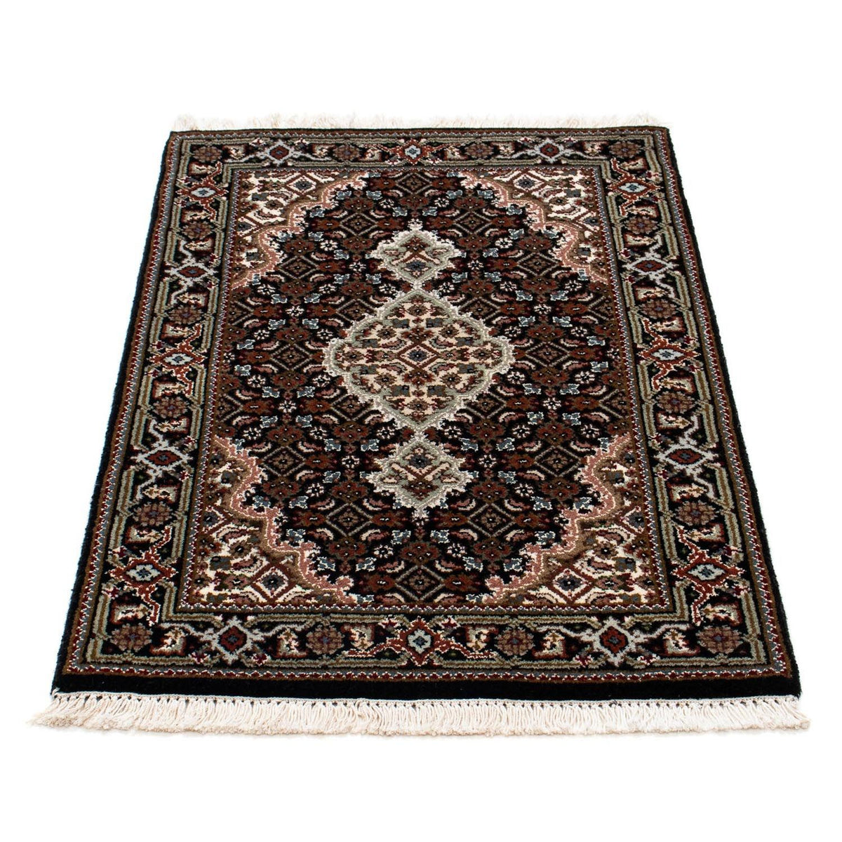 Alfombra persa - Tabriz - 92 x 61 cm - azul oscuro
