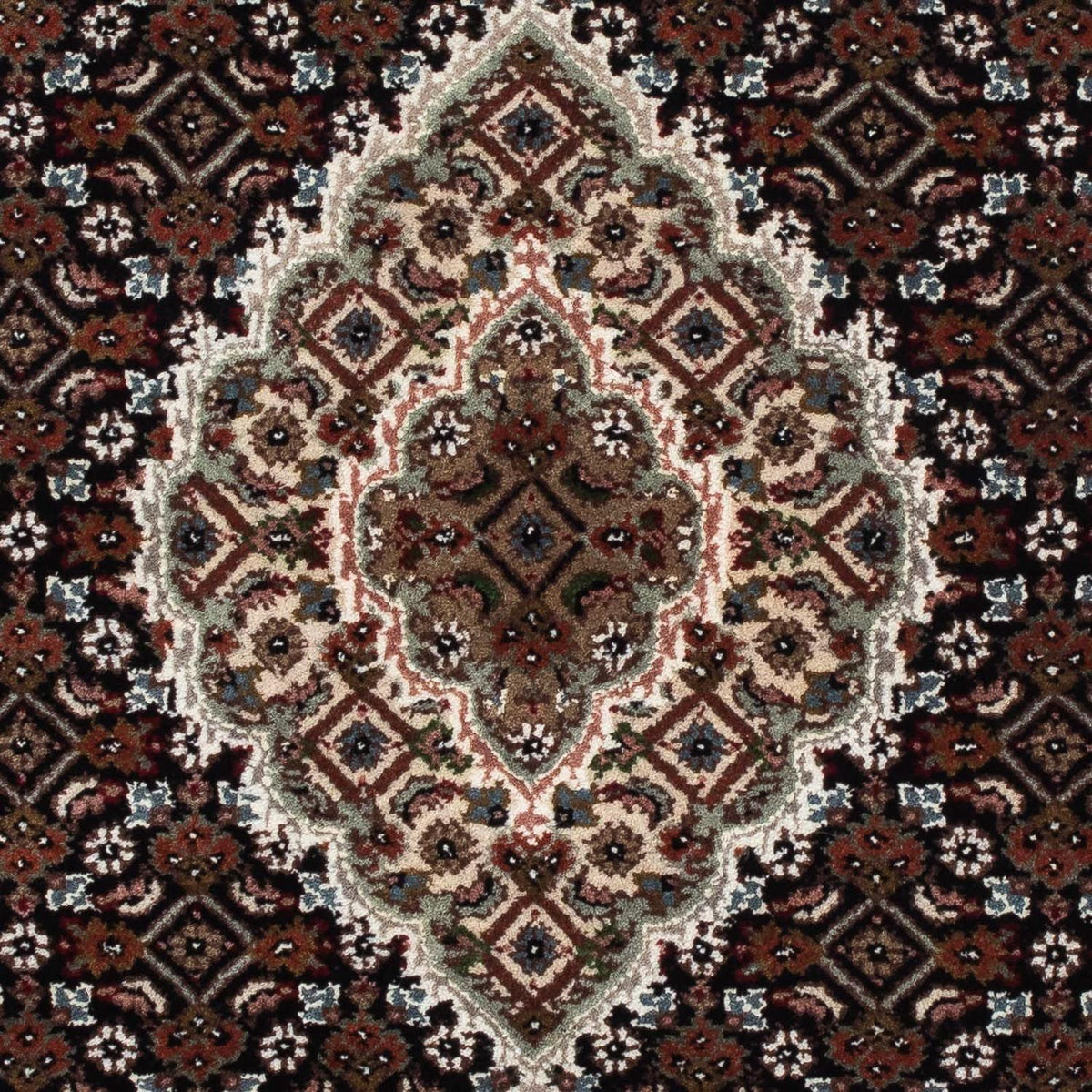 Alfombra persa - Tabriz - 141 x 73 cm - azul oscuro