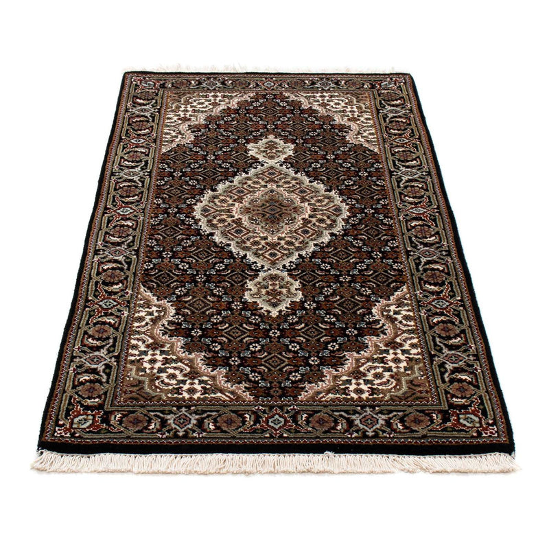 Alfombra persa - Tabriz - 140 x 72 cm - azul oscuro