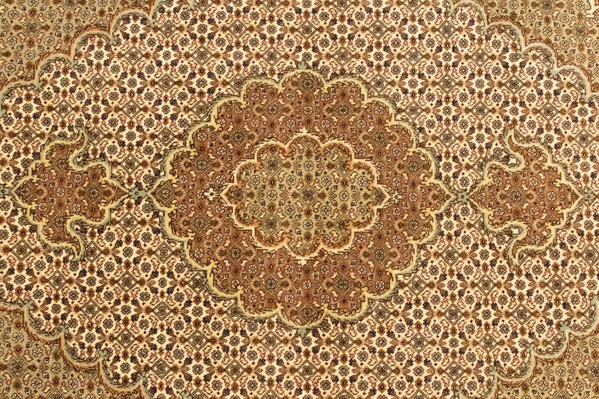 Alfombra persa - Tabriz - 145 x 106 cm - beige