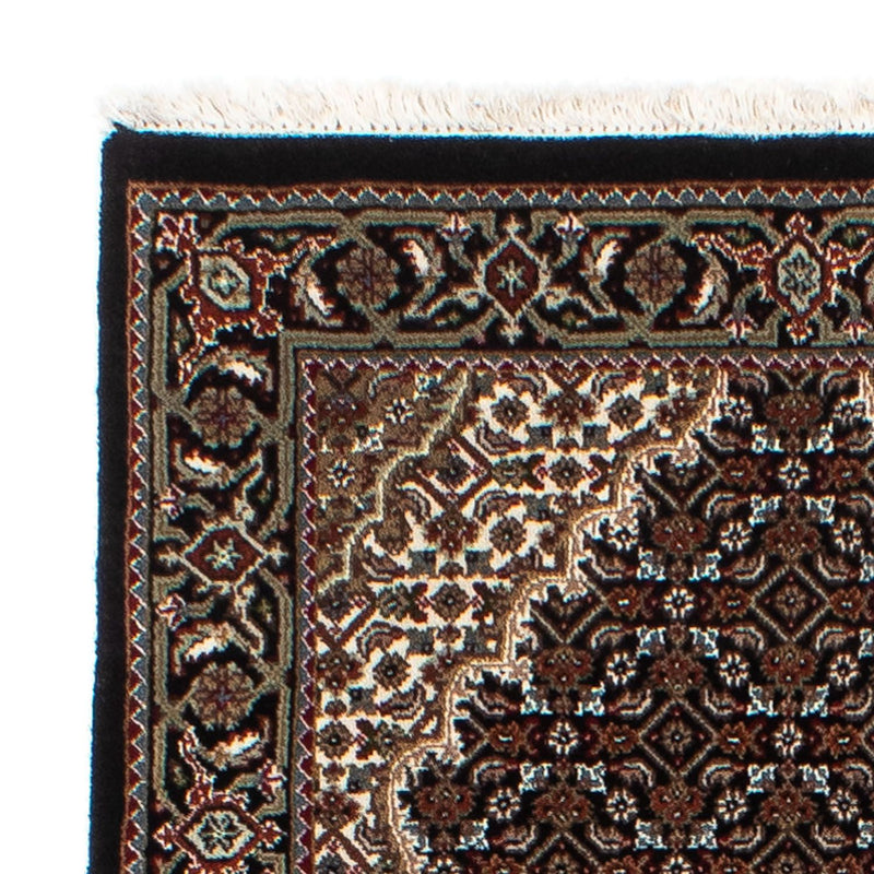 Alfombra de pasillo Alfombra persa - Tabriz - 195 x 79 cm - azul oscuro