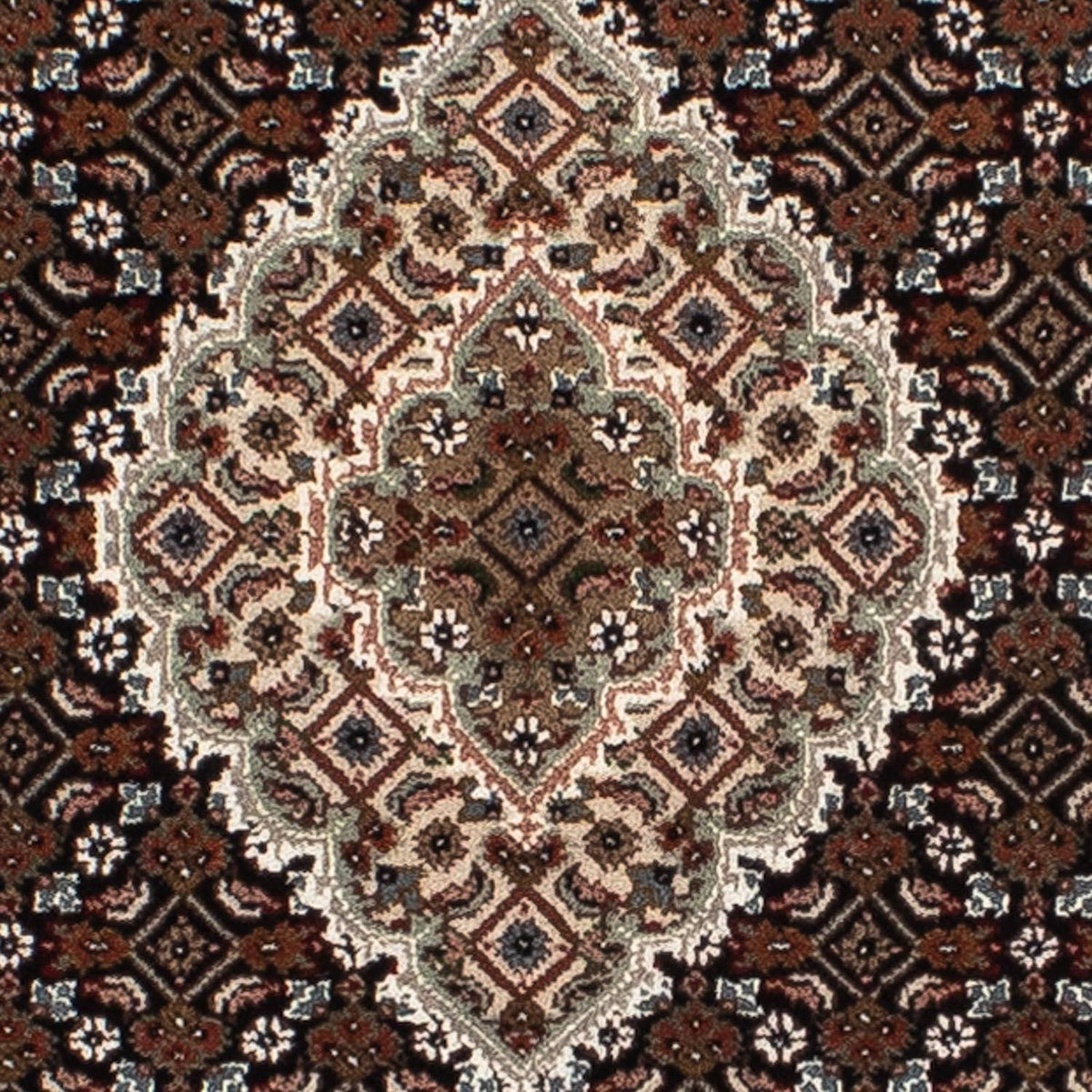 Alfombra de pasillo Alfombra persa - Tabriz - 199 x 81 cm - azul oscuro