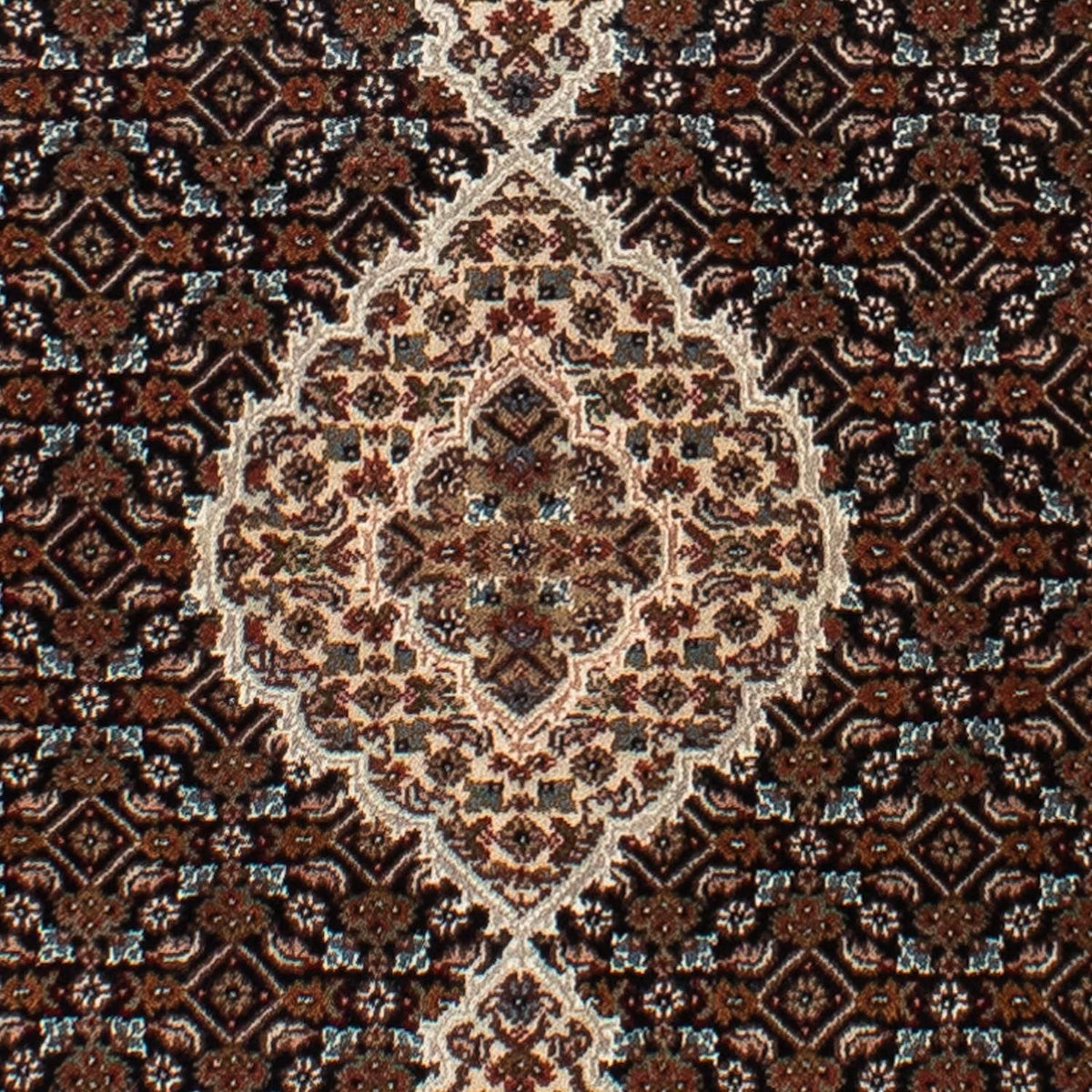 Alfombra de pasillo Alfombra persa - Tabriz - 251 x 82 cm - azul oscuro