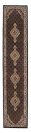 Alfombra de pasillo Alfombra persa - Tabriz - 401 x 82 cm - azul oscuro