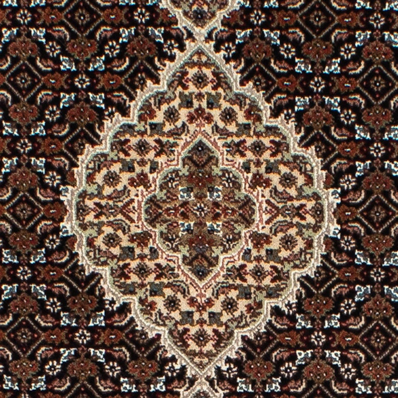 Alfombra de pasillo Alfombra persa - Tabriz - 401 x 82 cm - azul oscuro