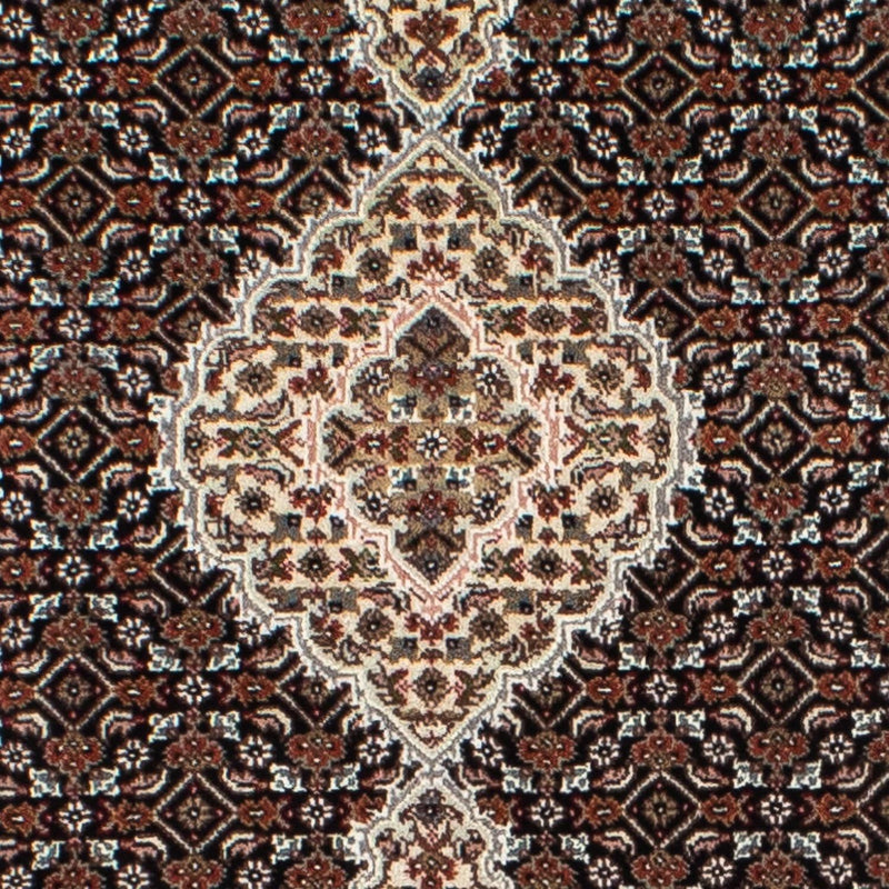 Alfombra de pasillo Alfombra persa - Tabriz - 396 x 82 cm - azul oscuro