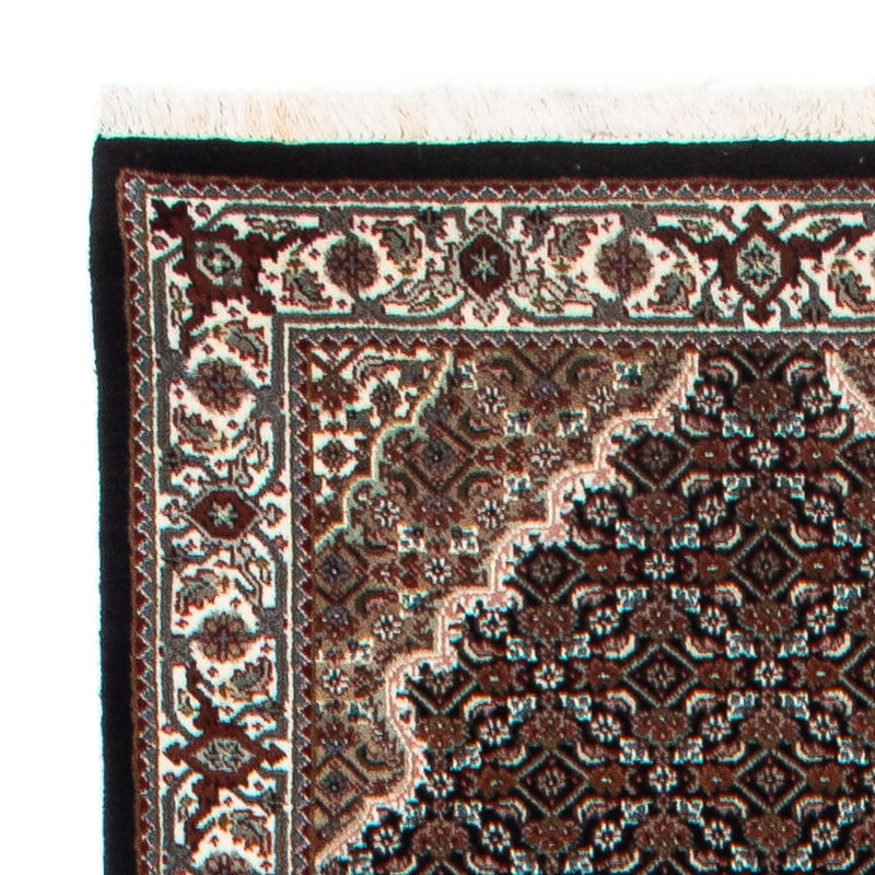 Alfombra de pasillo Alfombra persa - Tabriz - 396 x 82 cm - azul oscuro