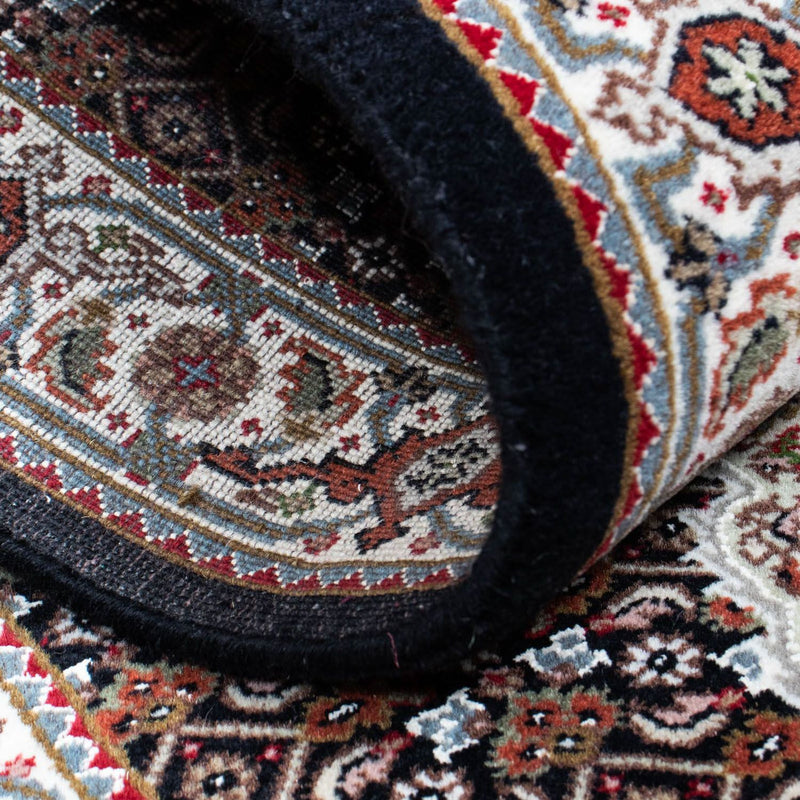 Alfombra de pasillo Alfombra persa - Tabriz - 396 x 82 cm - azul oscuro