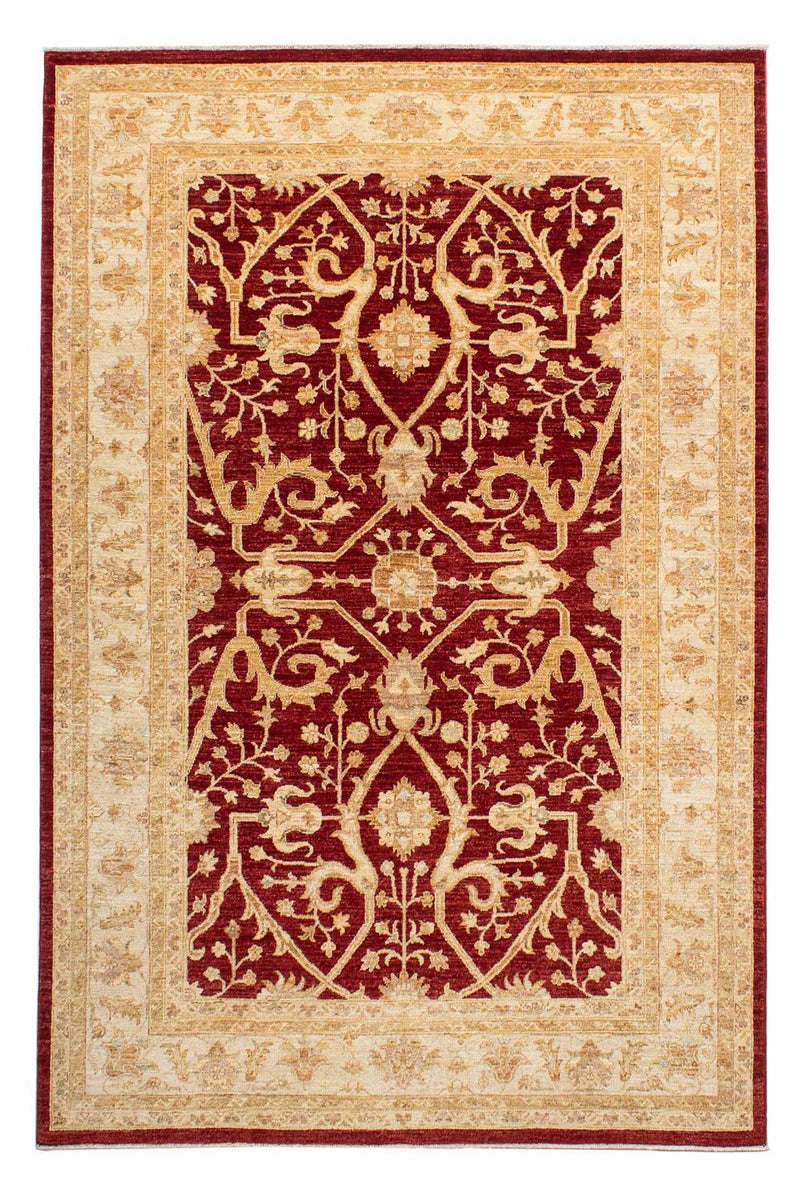 Alfombra Ziegler - 247 x 172 cm - rojo oscuro
