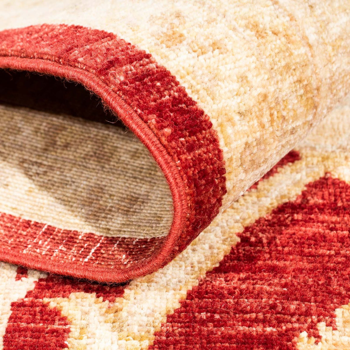 Alfombra Ziegler - 247 x 172 cm - rojo oscuro