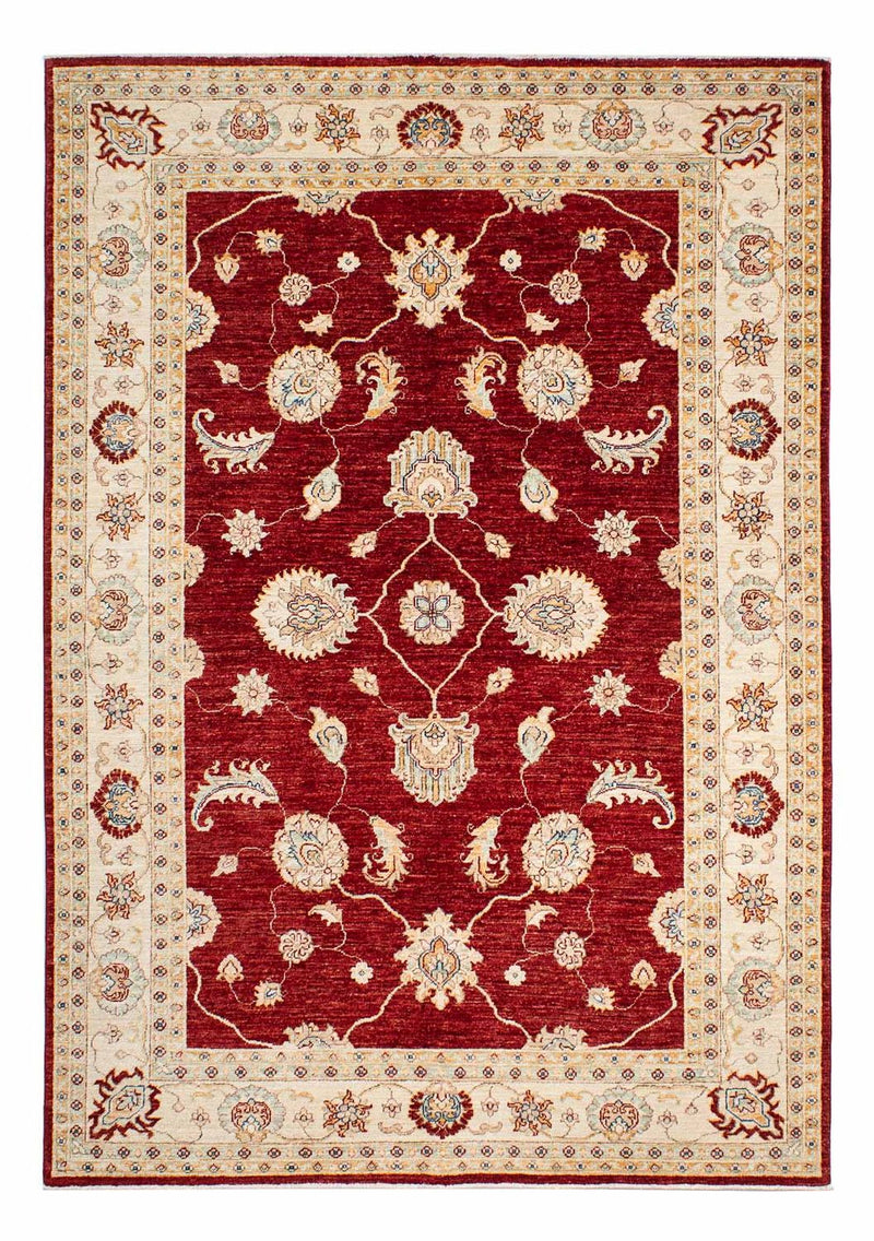 Alfombra Ziegler - 237 x 169 cm - rojo oscuro