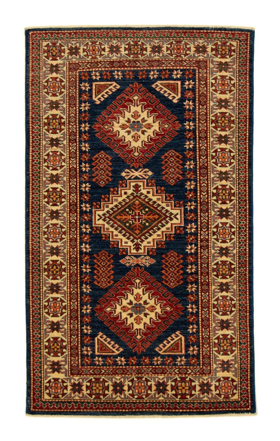 Alfombra Ziegler - Kazak - 157 x 93 cm - azul oscuro