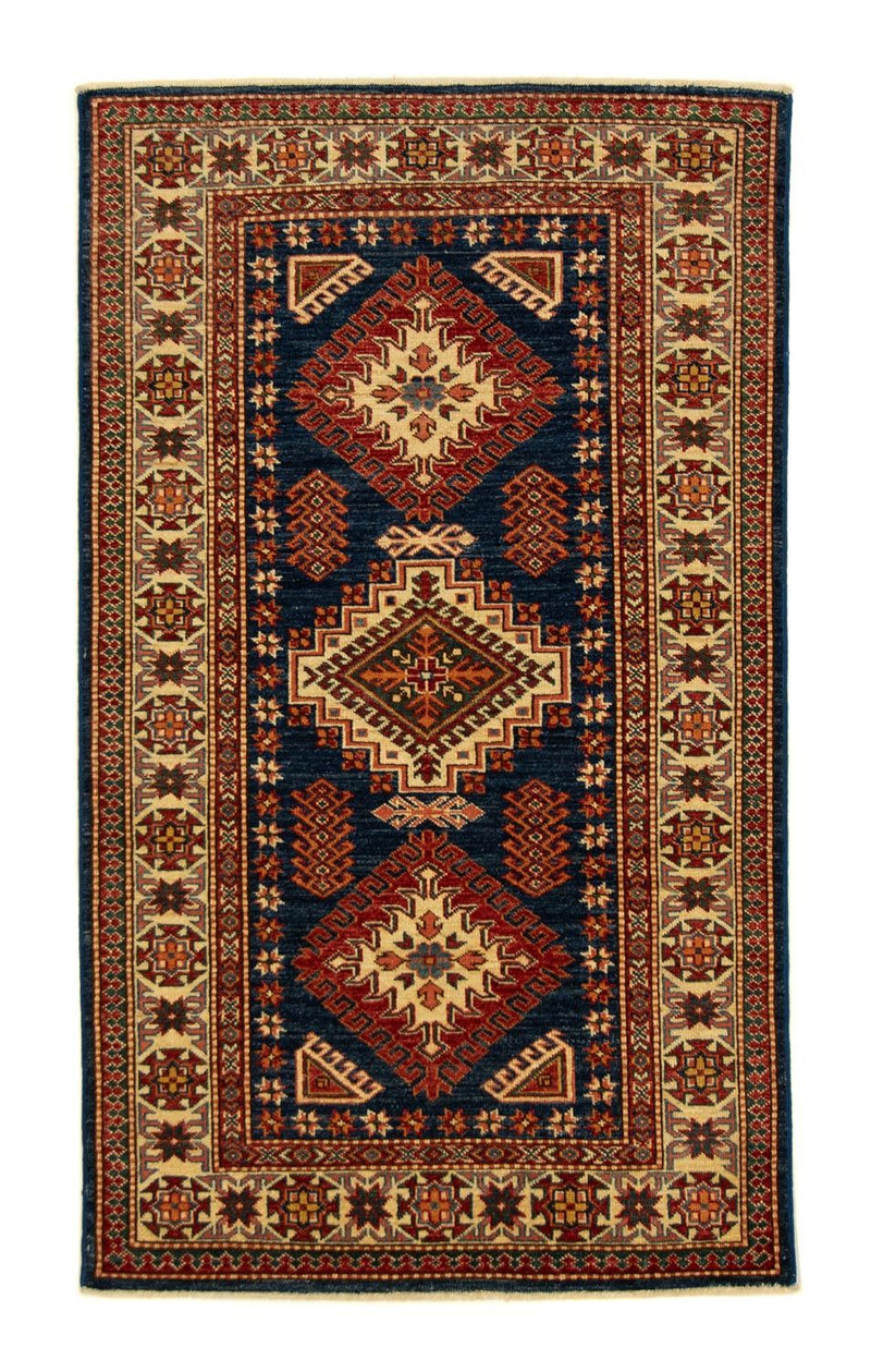Alfombra Ziegler - Kazak - 157 x 93 cm - azul oscuro